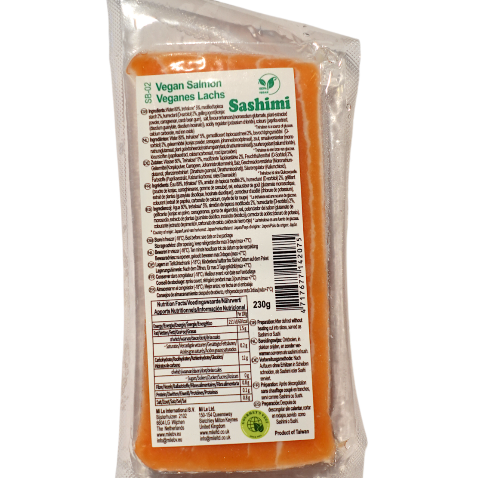 GOURMET'S VEGI [V] Salmon Sashimi (230g)