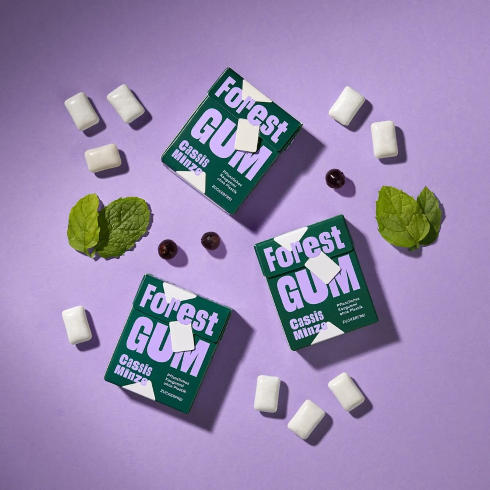 FOREST GUM FOREST GUM Vegan GUM Cassis Minze
