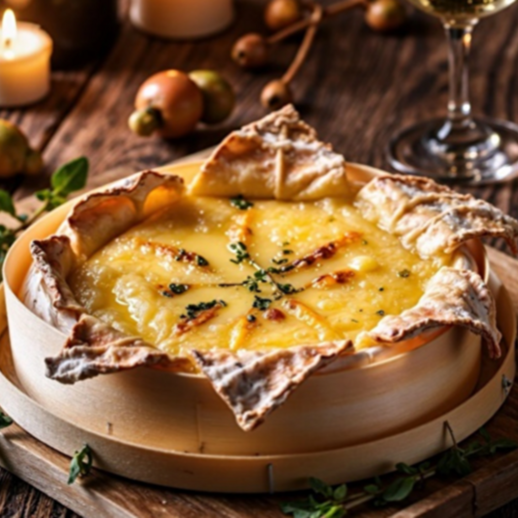 [V] Creamy Oven Melt Herbs - with Fig Mustard Sauce - Alternative to Oven Cheese