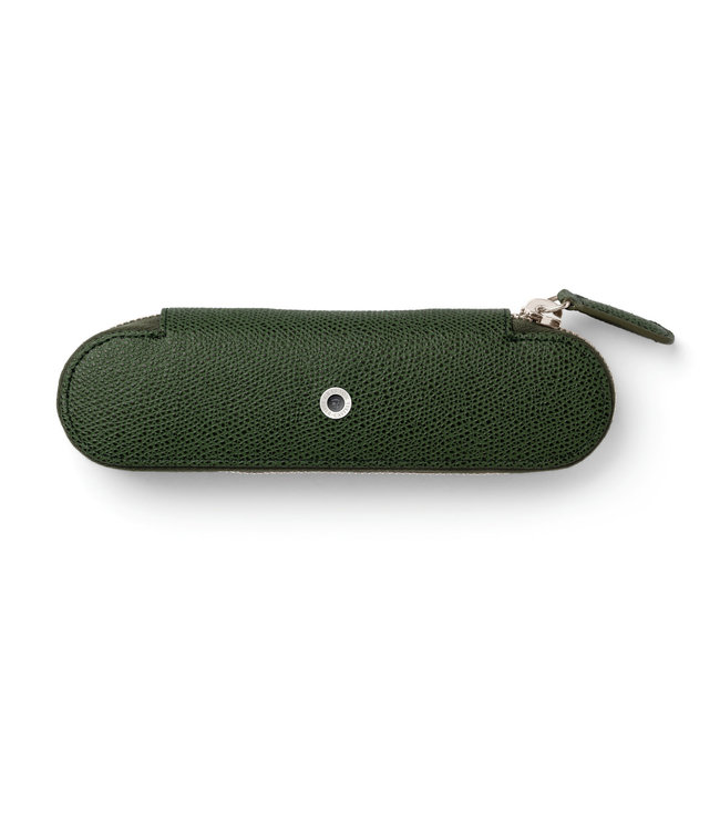 Graf von Faber Castell Graf von Faber-Castell pen etui 2-vaks Olive Green