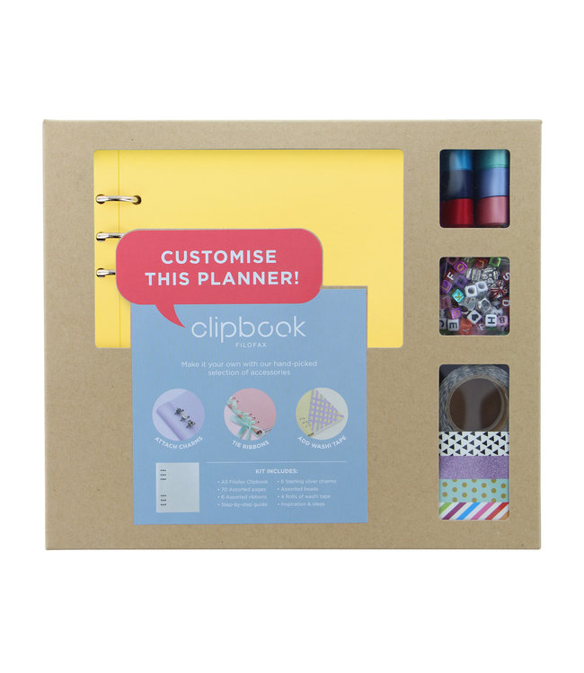 Filofax Clipbook A5 creative kit lemon