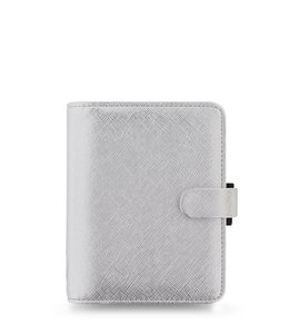 Filofax Pocket Organiser Saffiano Metallic