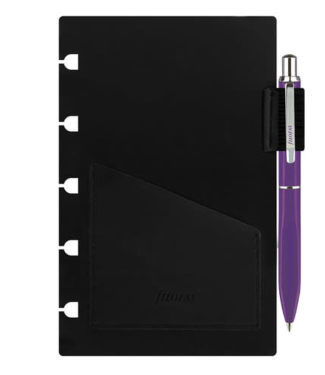 Filofax FILOFAX POCKET NOTEBOOK PEN HOLDER CLASSIC PURPLE