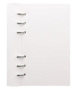 Filofax Personal Classic Clipbook White