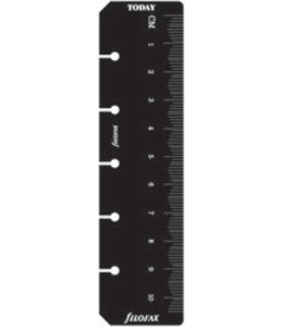 Filofax FILOFAX ORG UND MINI RULER PAGE MARKER BLACK