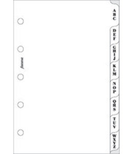 Filofax FILOFAX ORG UND MINI A-Z INDEX WHITE 3 LETTERS