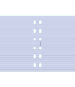 Filofax FILOFAX ORG UND POCKET LAVENDER RULED NOTEPAPER