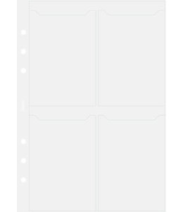 Filofax Filofax ORG UND A5 BUSINESS CARD HOLDER DOUBLE SIDED