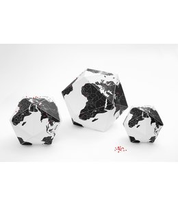 Globe Here by countries - Medium ( black )