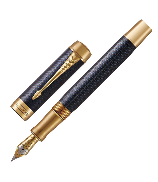 Duofold Prestige Blue Chevron GT FP (M)