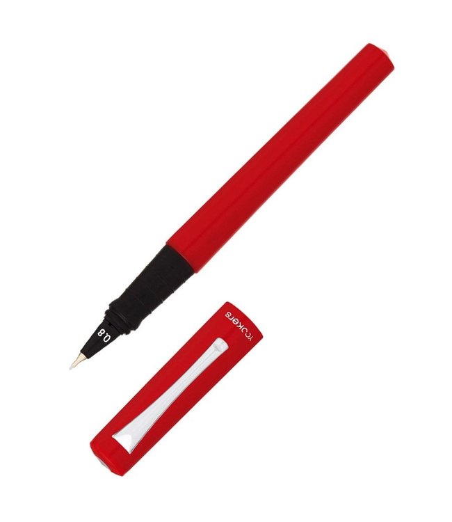 Yookers Fiber Pen resin and metal Scarlet Red