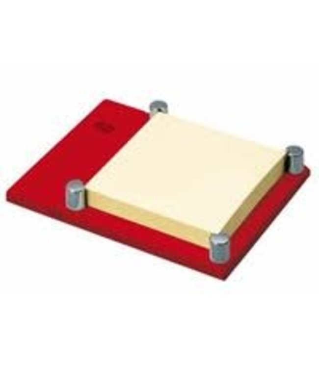 El Casco Adhesive note holder Chroom/Red