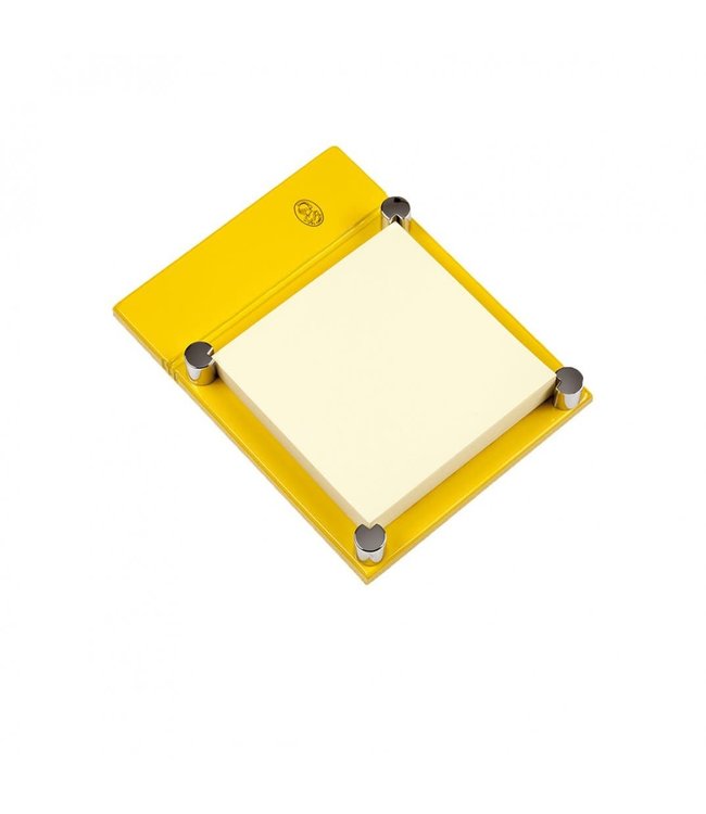 El Casco Adhesive note holder Chroom/Yellow