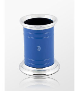 El Casco Pencil pot Chroom/Blue