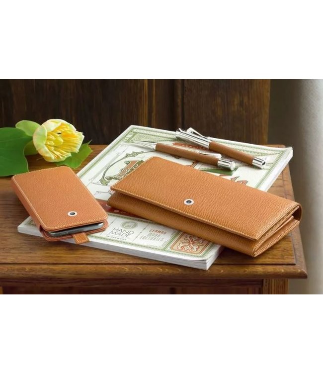 Graf von Faber Castell GVFC portefeuille cognac 8cc - 8,5x11cm