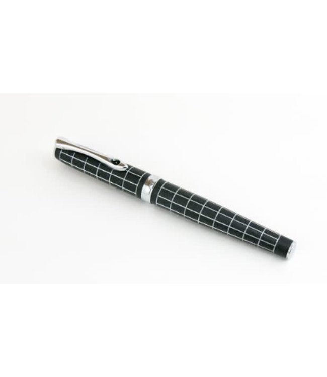 Diplomat Diplomat Excellence A plus rhombus guilloche zwart mat FP/M