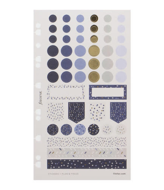 Filofax Stickers Indigo