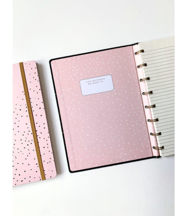 Filofax A5 Notebook Confetti Charcoal