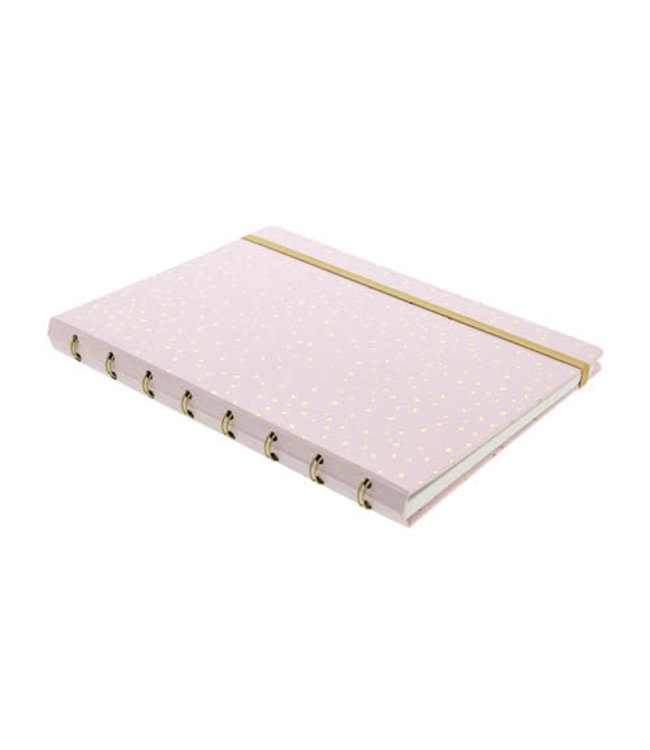 Filofax A5 Notebook Confetti Rose Quartz