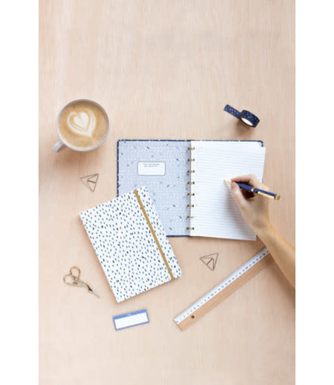 Filofax A5 Notebook Indigo Frost