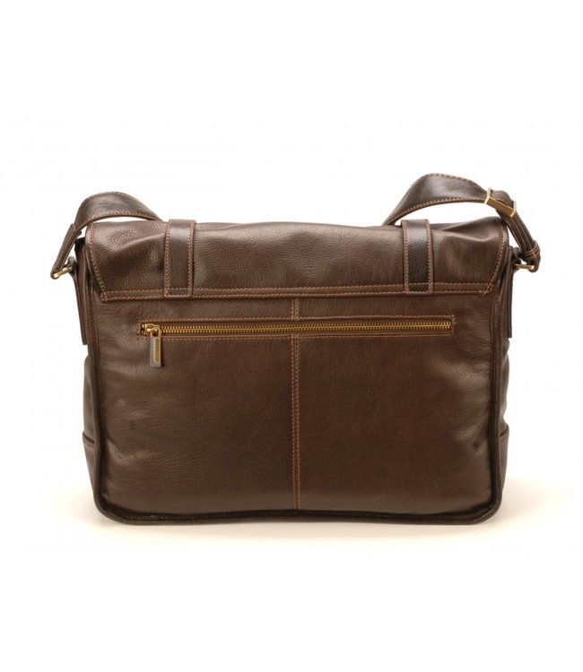 schoudertas Julio kastanjebruin