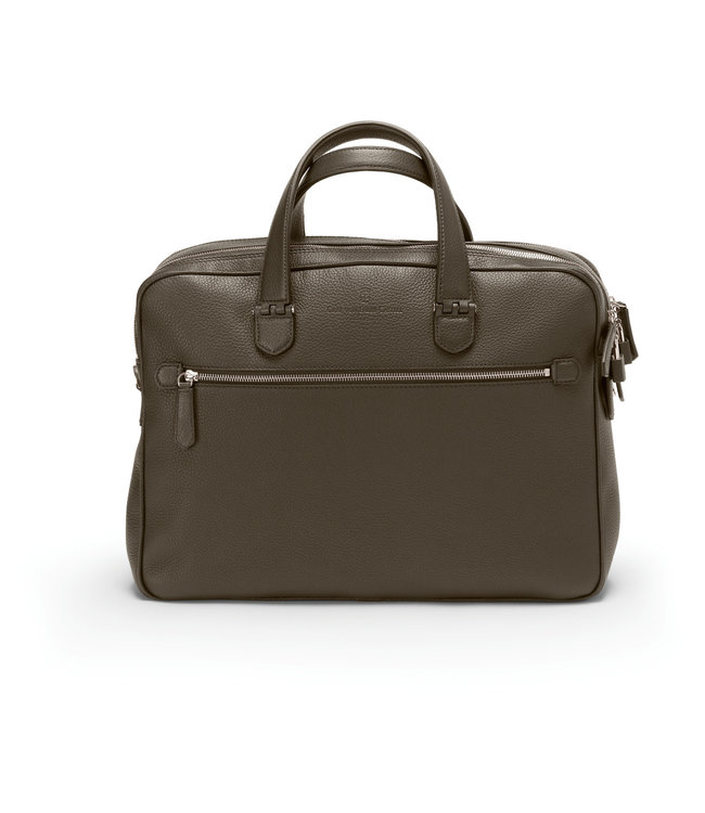 Graf von Faber Castell Briefcase with two compartments - Dark Brown