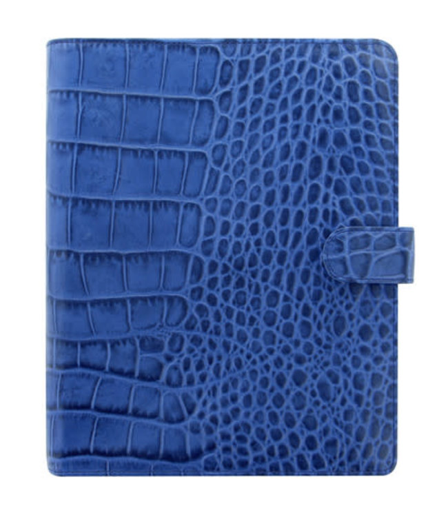 Filofax A5 organiser Classic croc Indigo