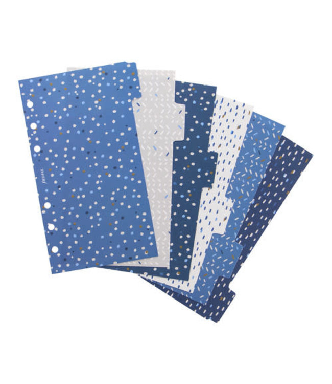 Filofax  Personal Organser dividers Indigo