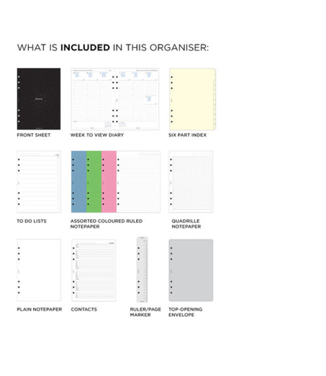Filofax Finsbury A5 organiser