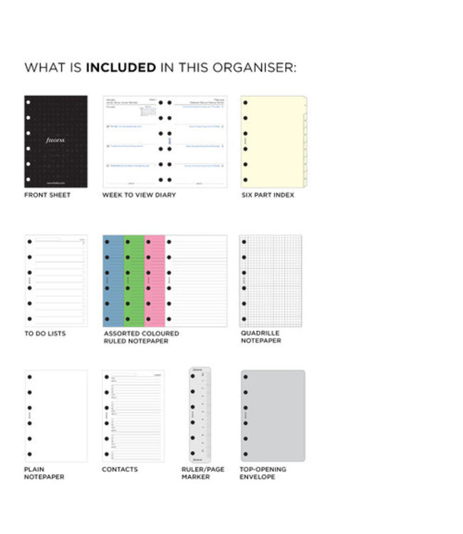 Filofax Pocket organiser Domino