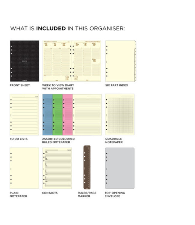 Filofax A5 Organiser Lockwood