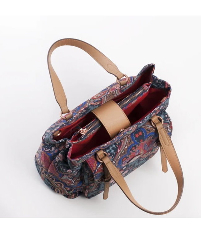 handtas Paisley Royal blue