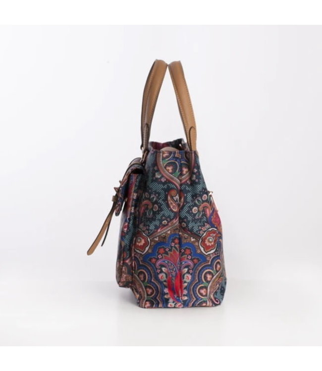 handtas Paisley Royal blue
