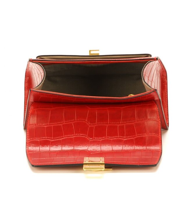 handtas croco middenmaat