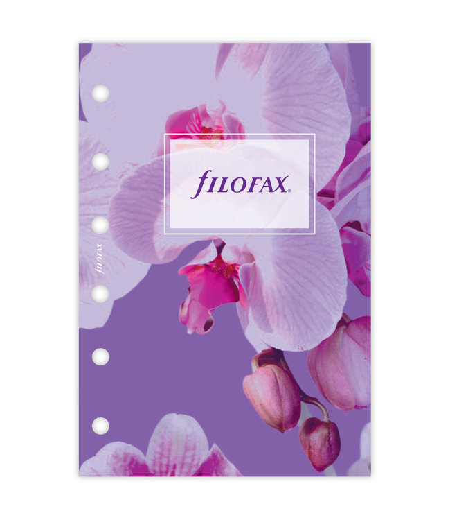Filofax Pocket agenda-vulling 2022 FLORAL (wee/2 pagina's)