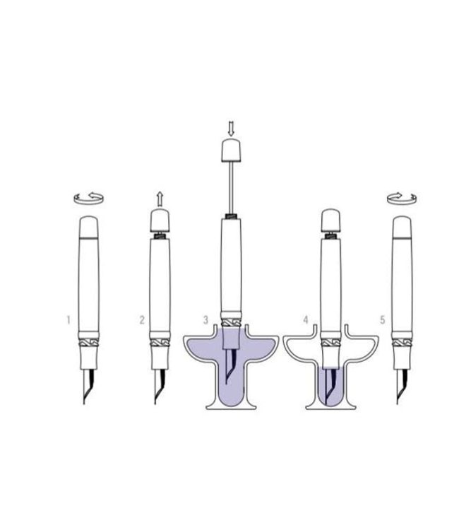 Visconti Homo Sapiens Demo Stones Sea Blue Saphire Fountain pen