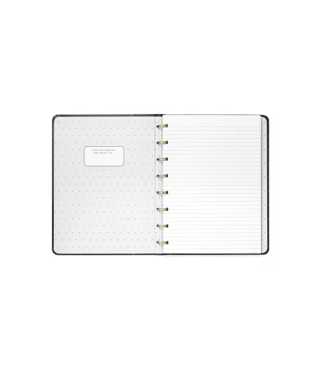 Filofax Moonlight A5 Notebook Black