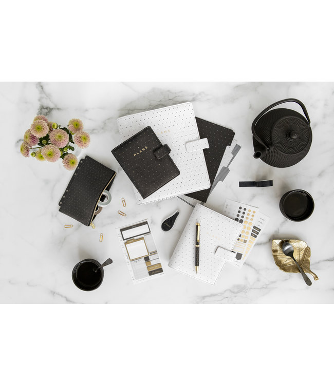 Filofax Moonlight Pocket Organiser Black