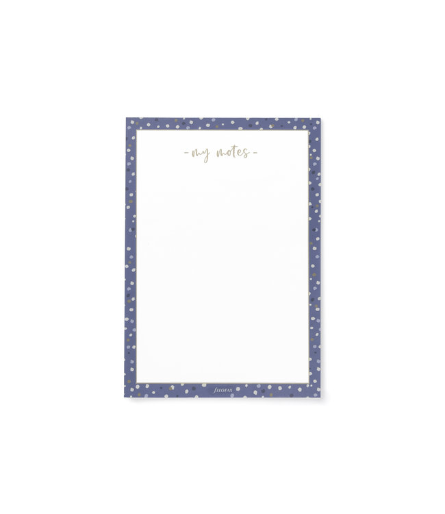 Filofax Notepad - My notes Indigo