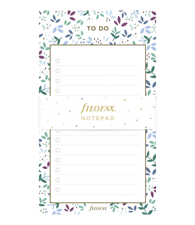 Filofax Notepad - TO DO - Garden