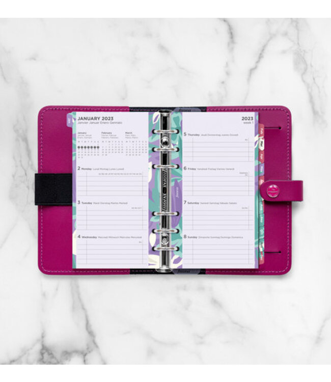 Filofax Personal Agenda-vulling Illustrated Flower PACK