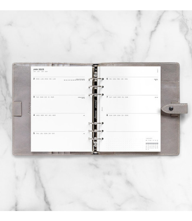 Filofax A5 Agenda-vulling Minimal Pack