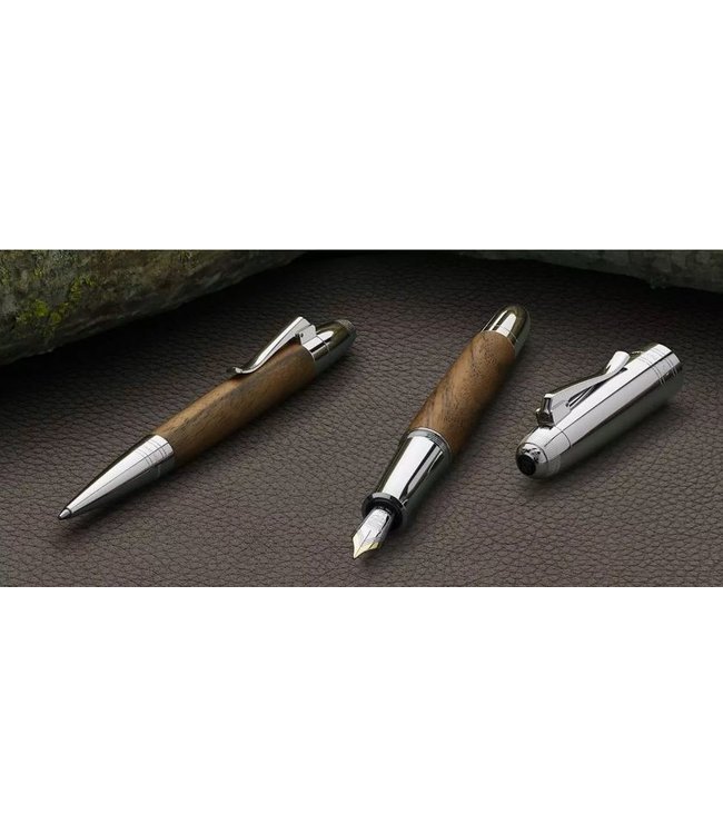 Graf von Faber Castell Magnum Caucasian walnut Fountain pen  - Copy