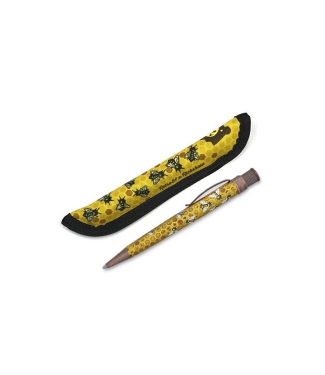 Retro 51 Rickshaw Pen Sleeve "Buzz" Honeybee