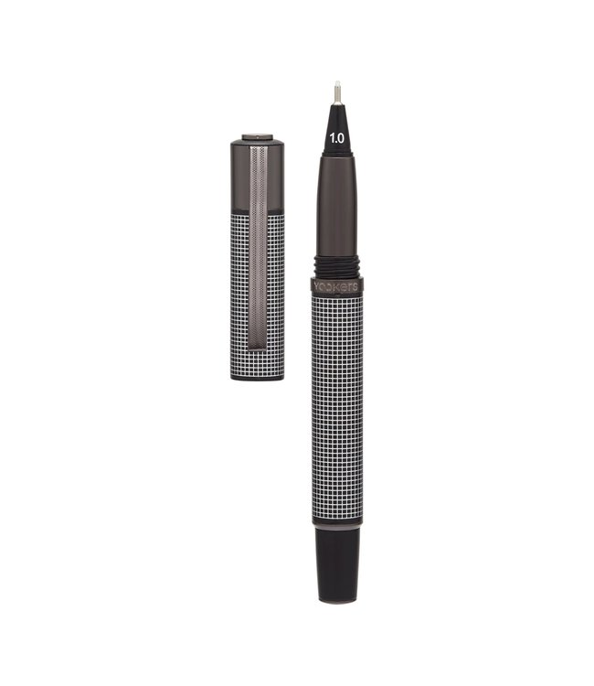 Yookers Metis fiber pen Grey Silver grid