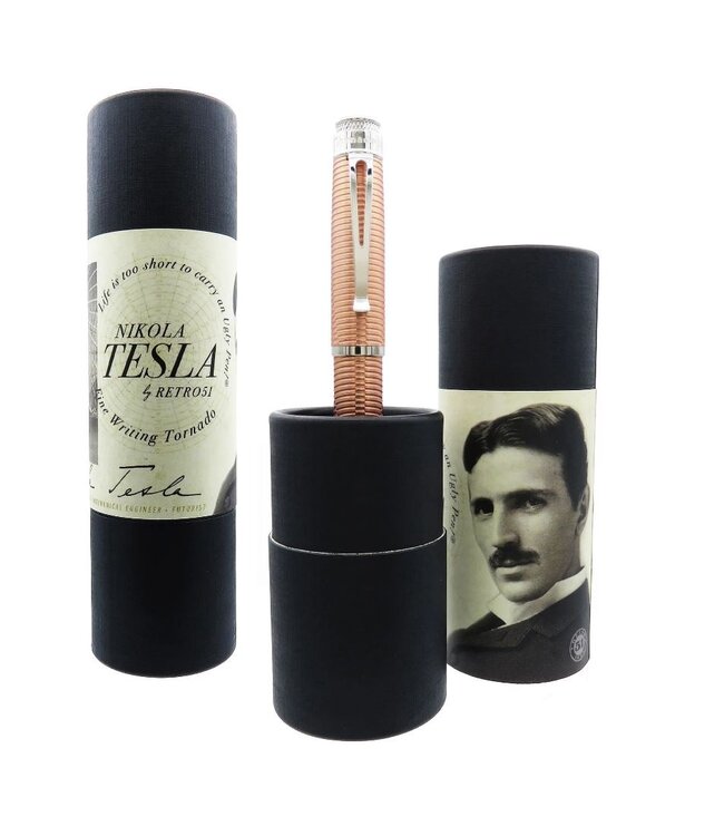 Retro 51 Tornado Vintage Metalsmith Nikola TESLA Fountain pen