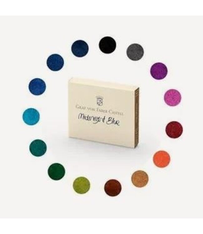 Graf von Faber Castell Ink Cartridges (6pcs) -Dark