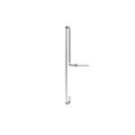 moebe wall hook  large - chrome