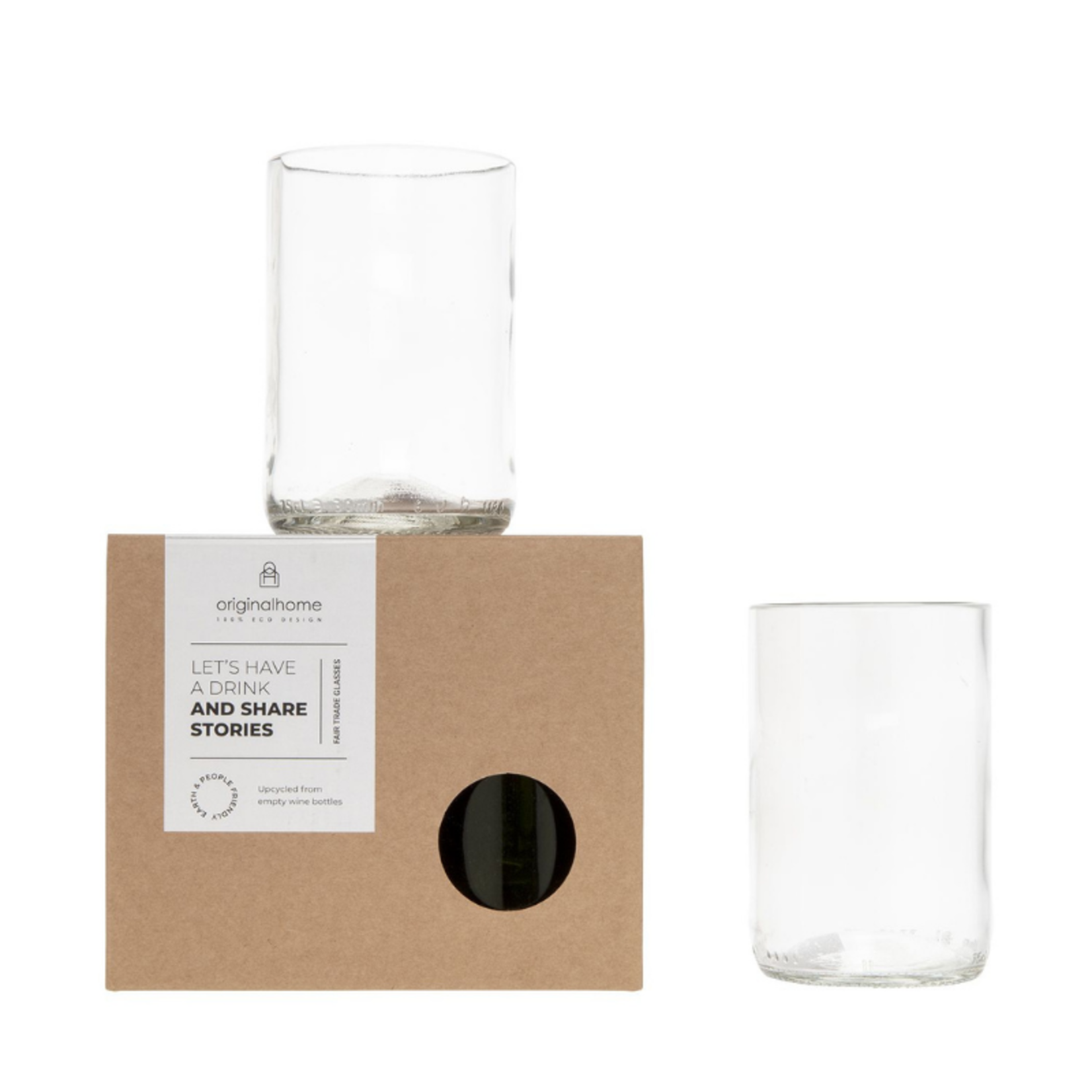 original home original home - glass clear - set of 2  - M