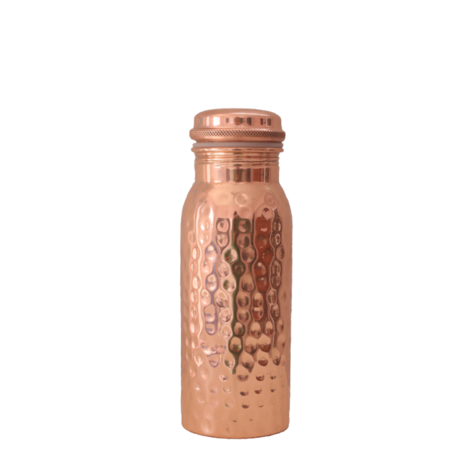 forrest & love forrest & love copper water bottle hammered -  600 ml